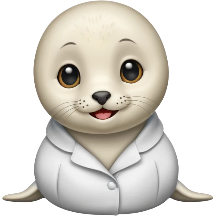 Happy seal in love emoji
