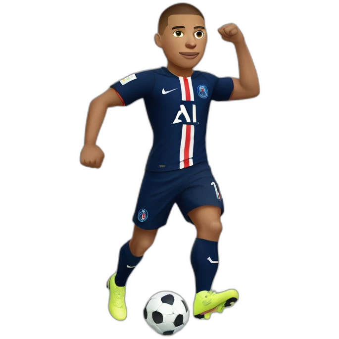 kylian mbappe, psg, buff, world cup, soccer emoji