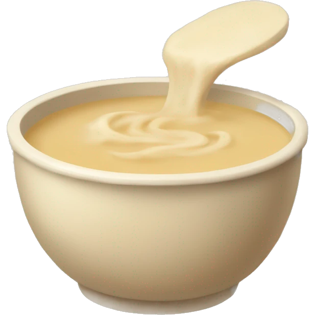 Beige asthetic soup  emoji