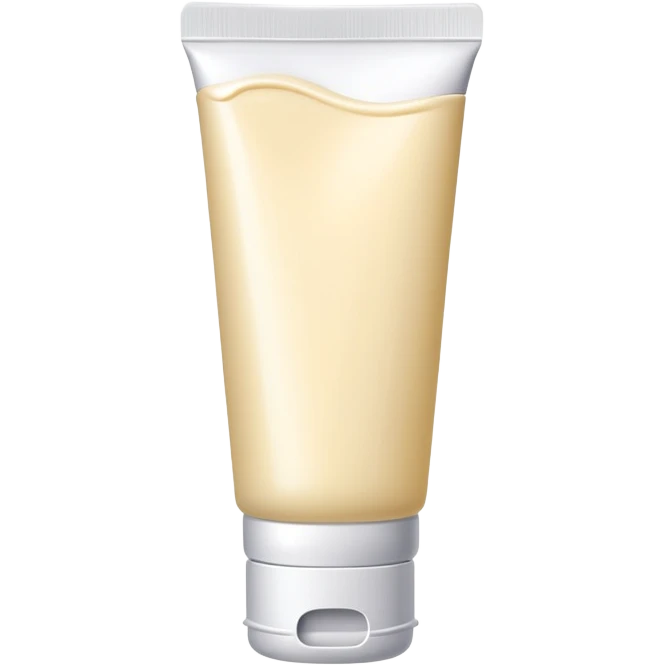 Cream in white tube emoji