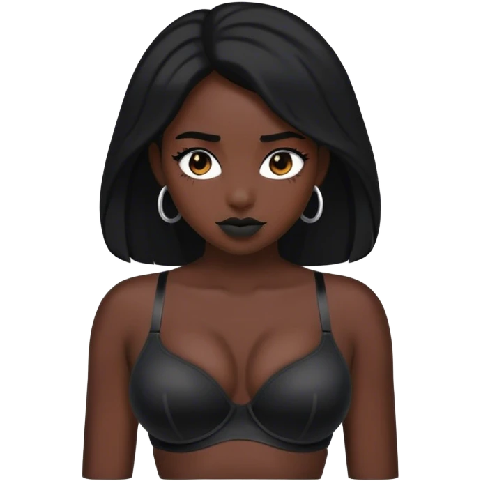 BLACK BRA emoji