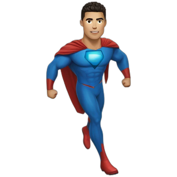 ronaldo super man emoji