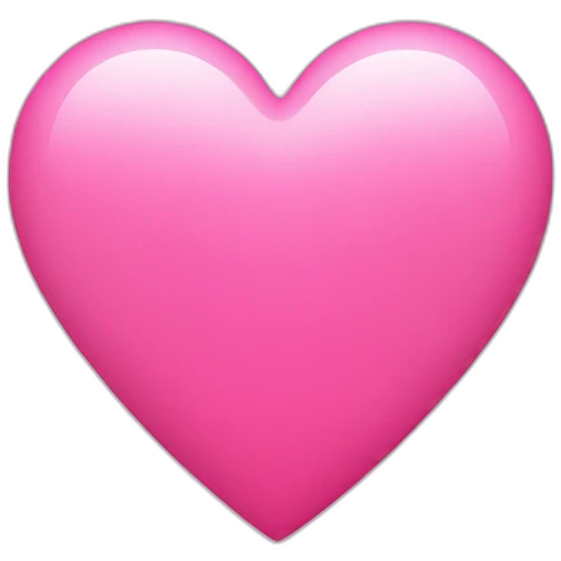 pink heart emoji