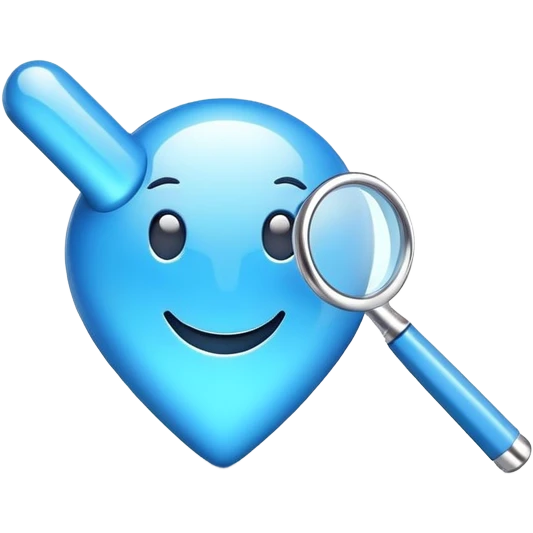 Blue verification tick emoji