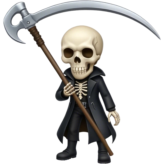 skull and scythe emoji