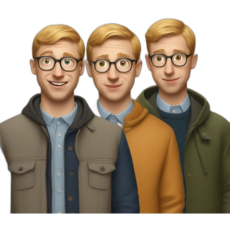 Joe Pera and three and seven  emoji