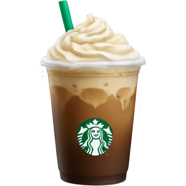 starbucks vanilla iced coffee emoji