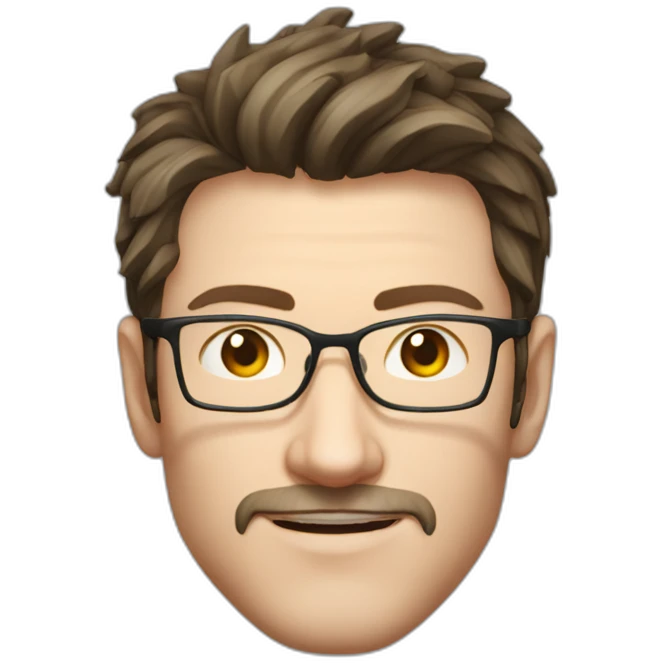 Marat Safin chinese glasses no facialhair engineer emoji