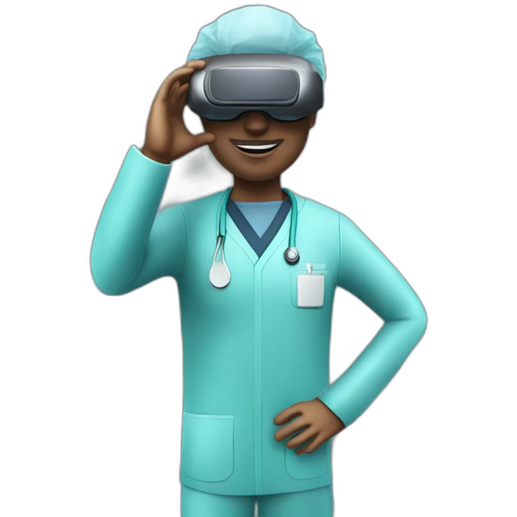 Surgeon-with-virtual-reality-display emoji