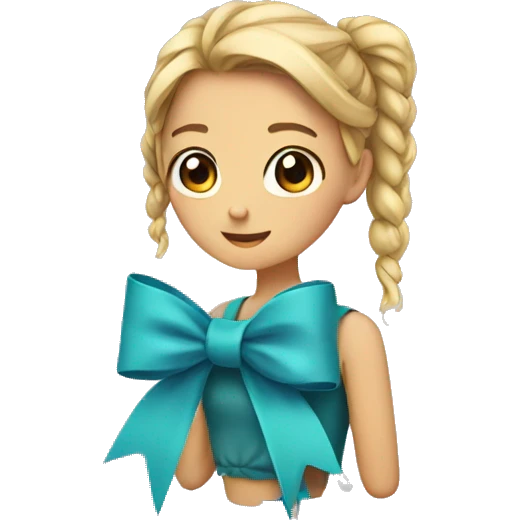 bow with a girl  emoji