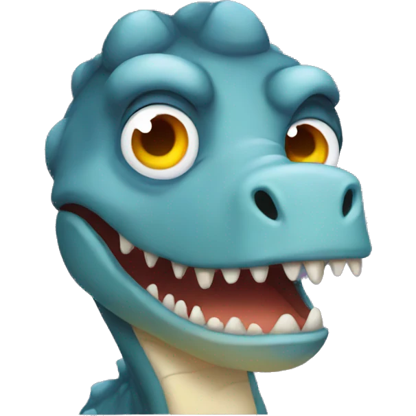 Dinosaur emo emoji