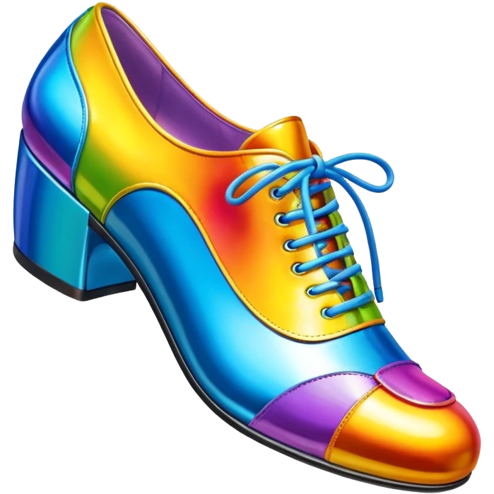 Jeff Koons spam can designer shoe sculpture  emoji