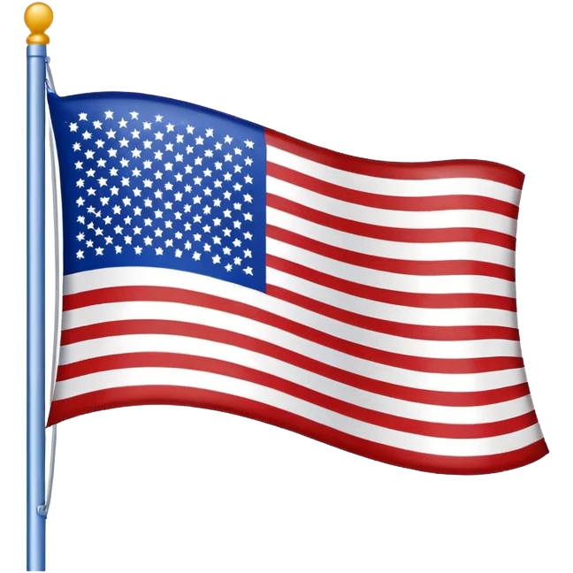 Upside down American flag emoji