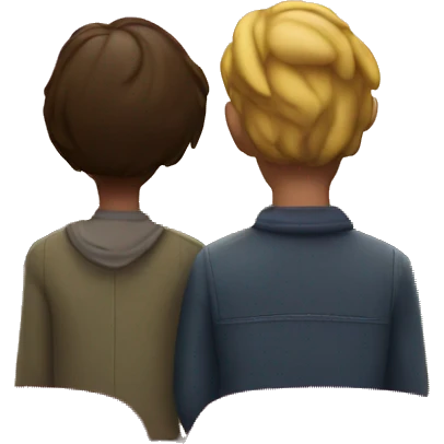 Couple watch a romantic film emoji