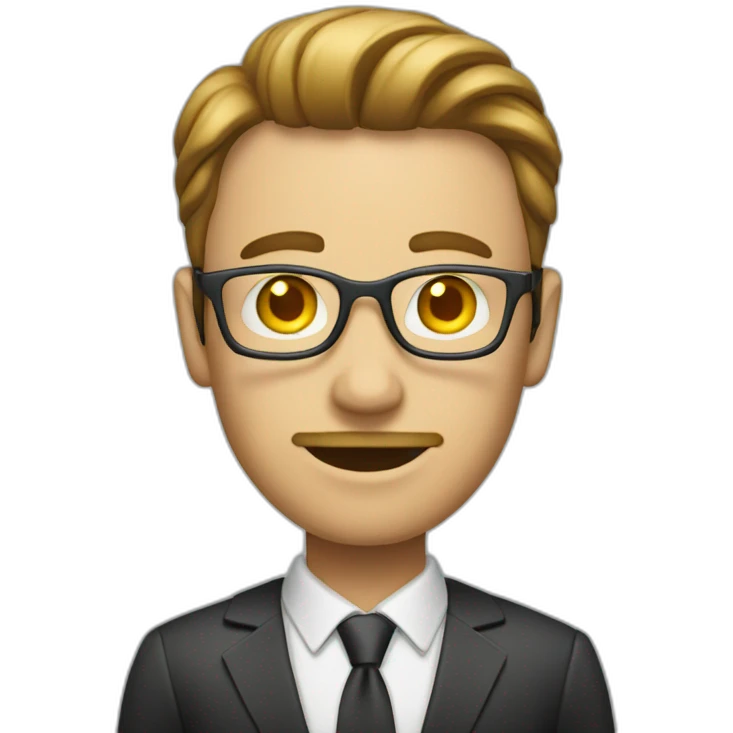 finance-man-in-bank emoji