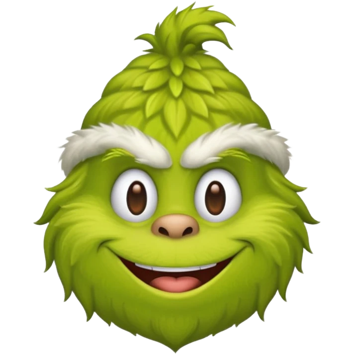Create a emoji like grinch emoji