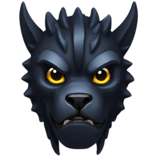 Black Protogen emoji