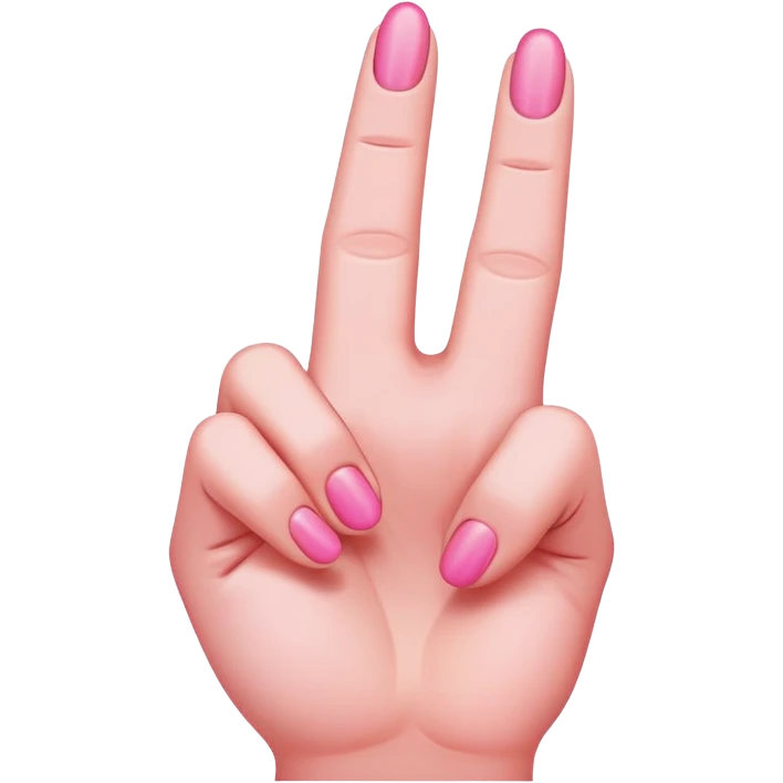 pink middle finger emoji