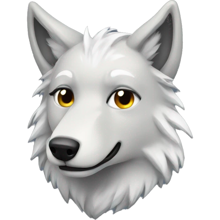 Sparkle wolf emoji