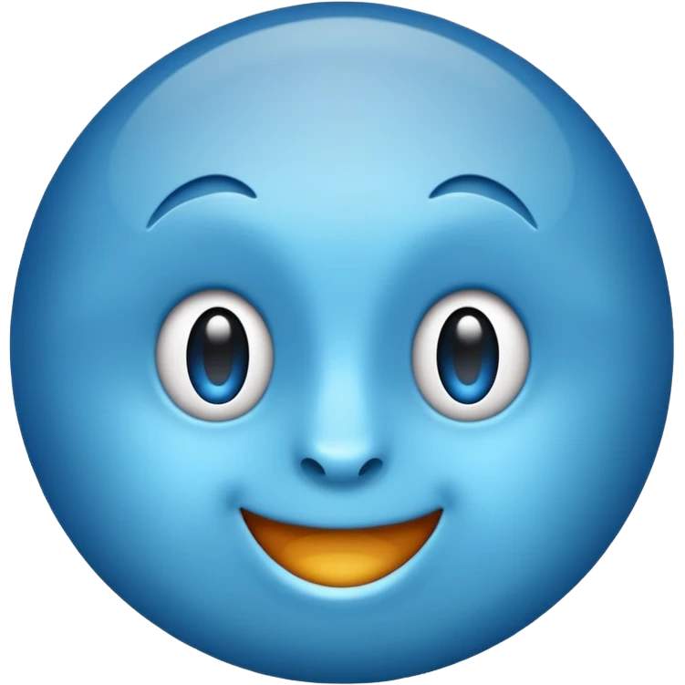 Blue tick emoticon emoji