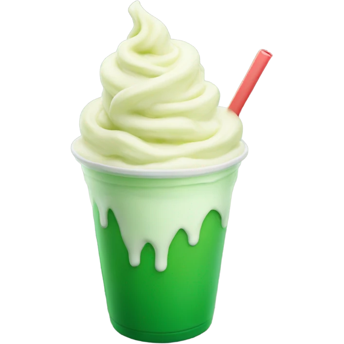 Shamrock shake emoji