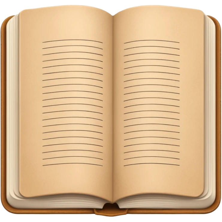 a journal book beige  emoji