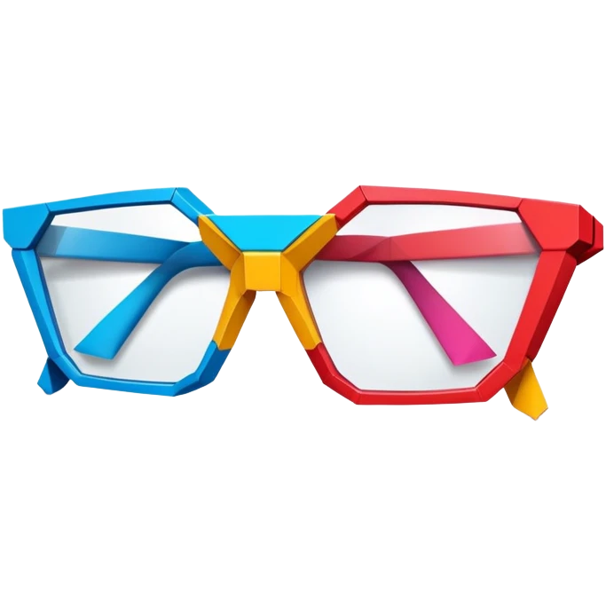 Origami glasses  emoji