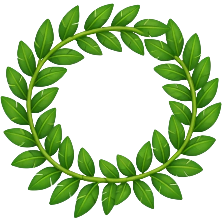 Ti leaf lei  emoji