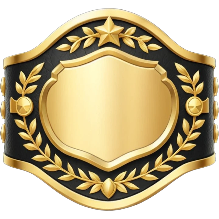 Champion belt emoji