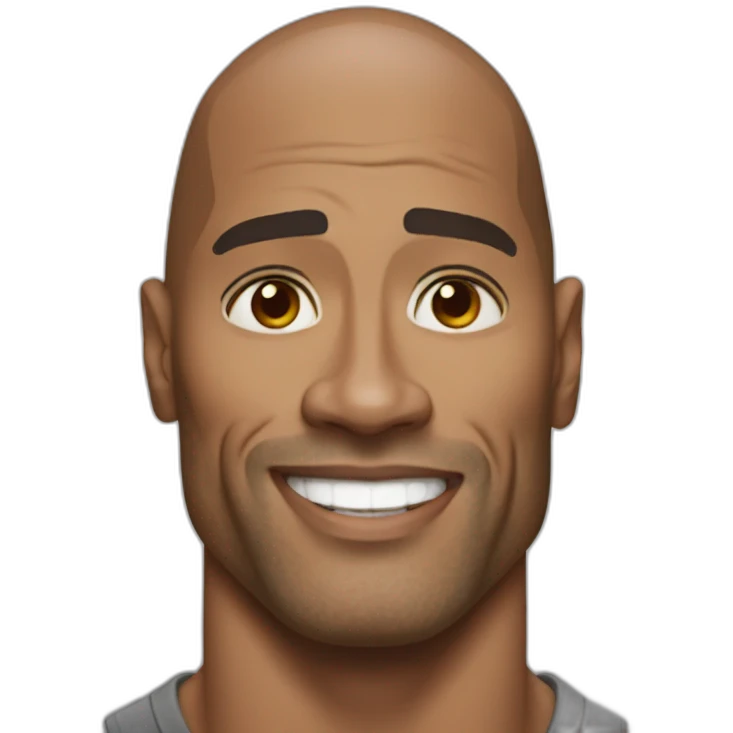 Dwayne Johnson emoji