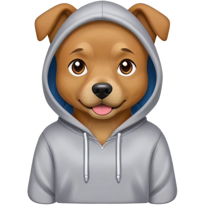 dog with hoodie  emoji
