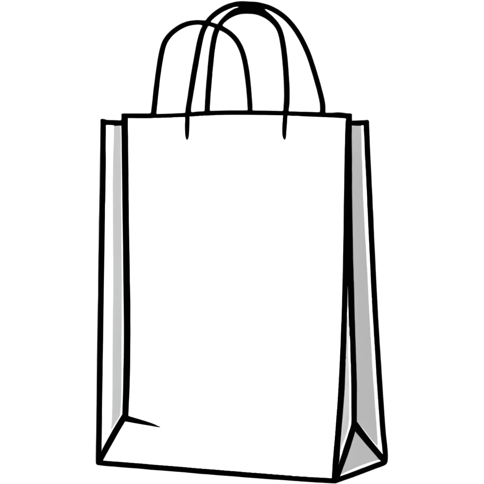 shopping bag with branded clothes emoji
