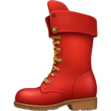 RED BOOT emoji