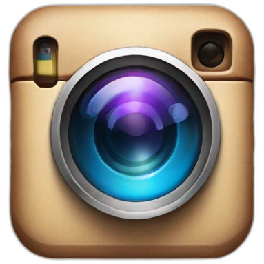 Logo instagram, derritiendose emoji