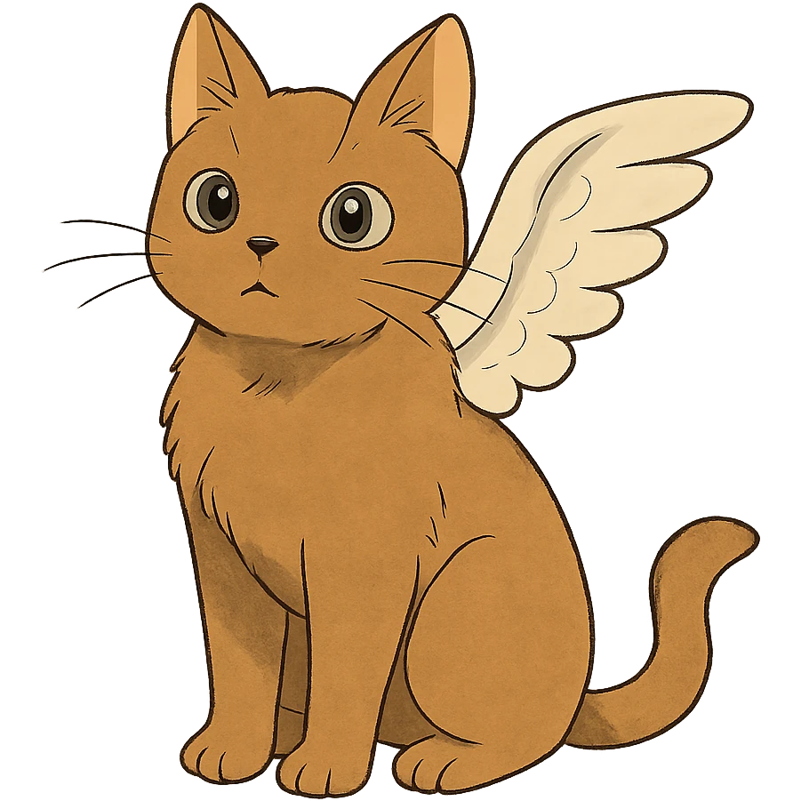 gato com asas emoji