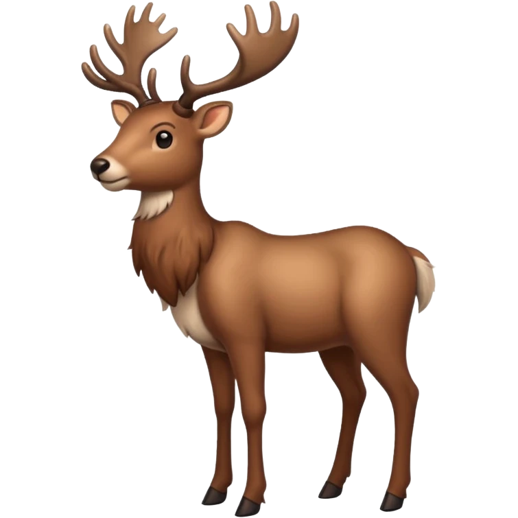 reindeer emoji