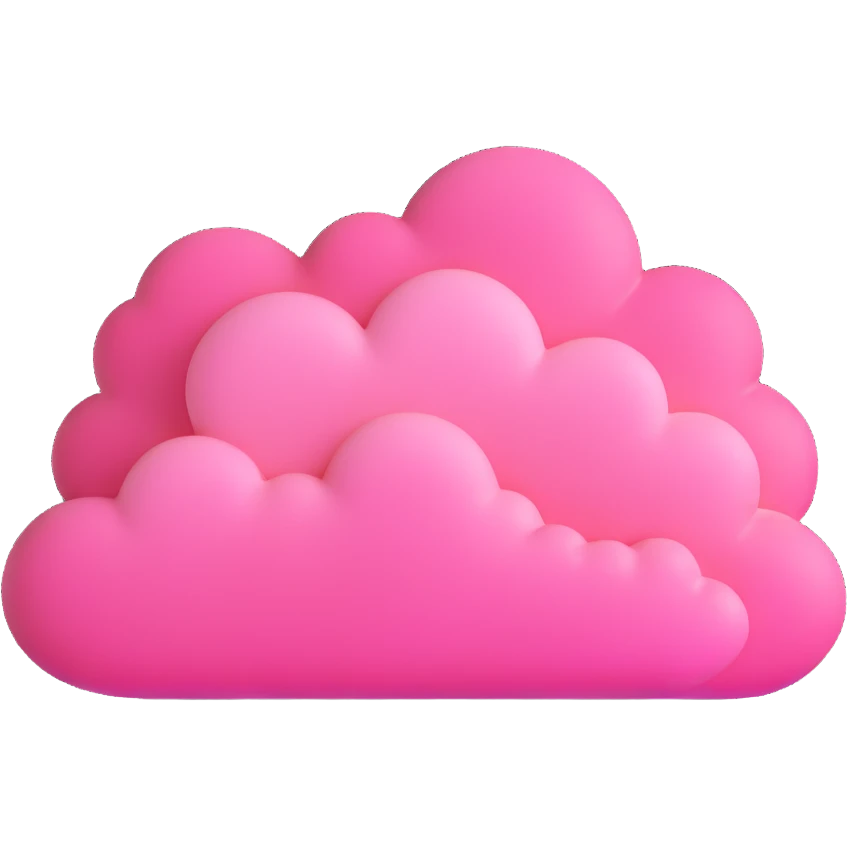 pink cloud emoji