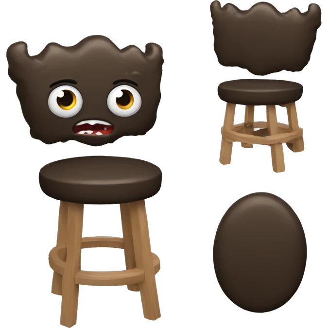Monster barstool emoji