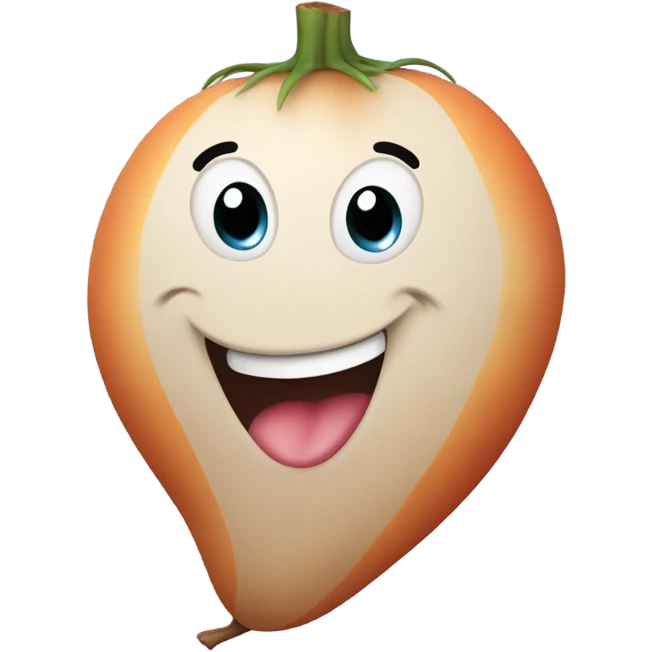 Yam happy emoji