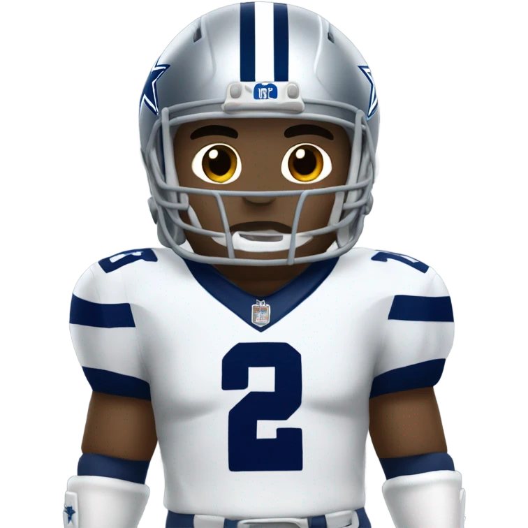 Kody in a Dallas Cowboy uniform emoji