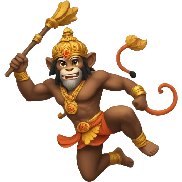 Hanuman carrying the mountain. emoji