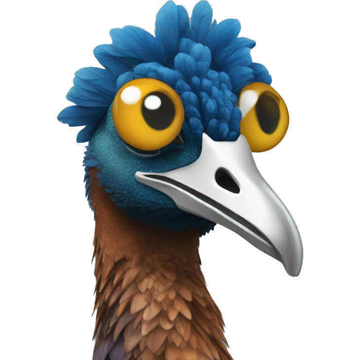 Pavo con dinero en los ojos emoji