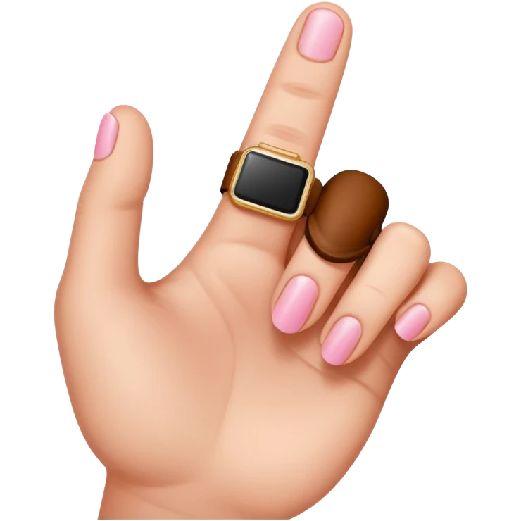 Pinky sticking up emoji