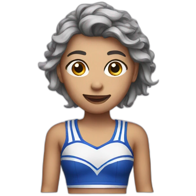 cheerleader emoji