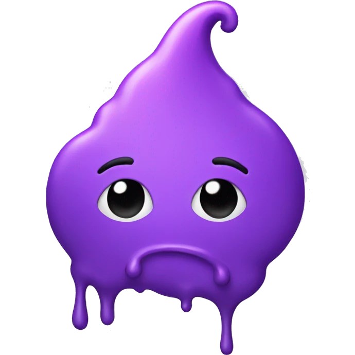 purple melting emoji emoji