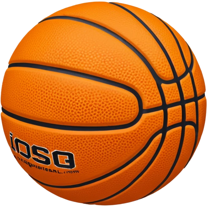basketball with bold seams emoji