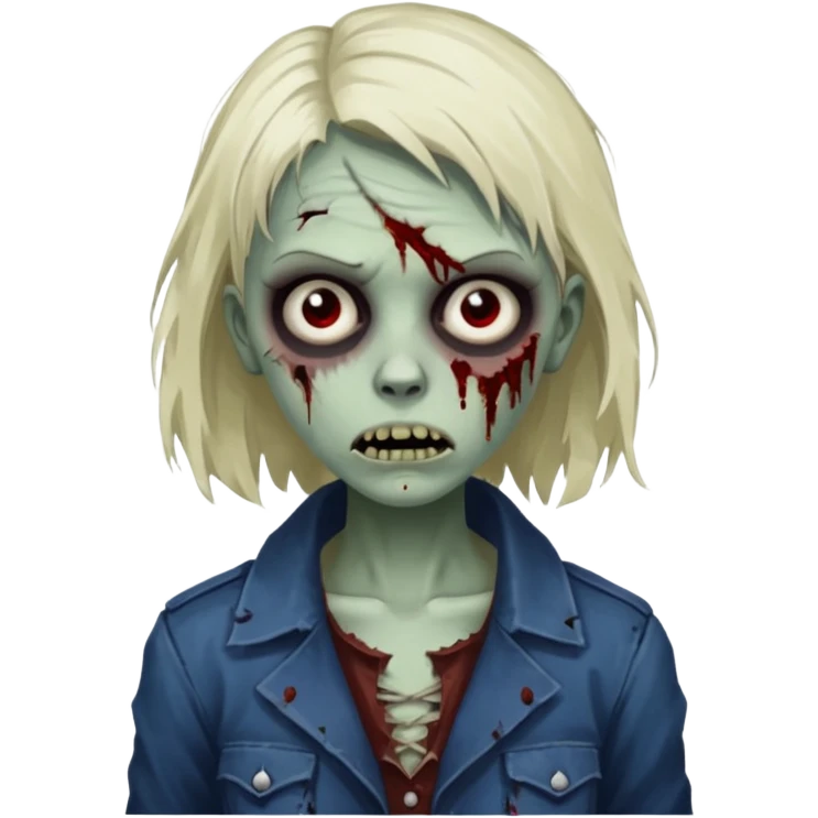 parisian zombie french girl emoji