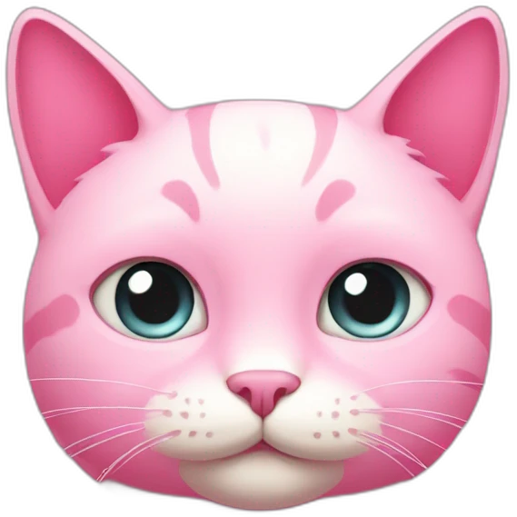 Pink cat emoji