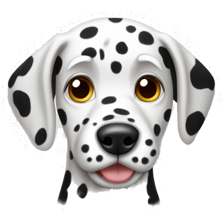 A dalmatian  emoji