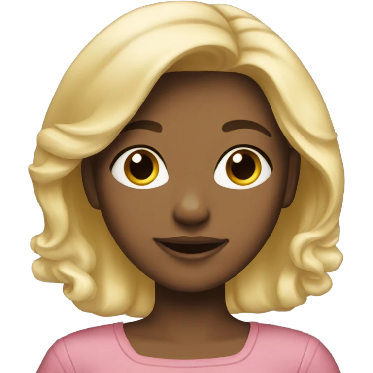 Pretty blond girl emoji